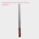 Biscuit knife small teeth konfinetta, blade length 35 cm, wooden handle
