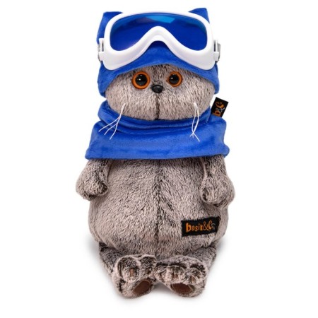 Soft toy "Basik in ski glasses", 25 cm