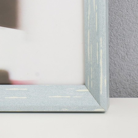Photo frame plastic 30x40 cm "Scandinavia" gray-blue 42.5x32.5 cm-1