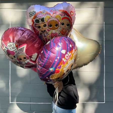 Foil ball 18 "Heart" lol-1