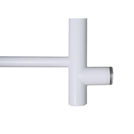 Water towel "Sanprise" Aurora P5, 400x600 mm, side connector., White matte-3