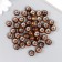 Beads for creativity plastic "Marble. Coffee" d = 1 cm set 20 g