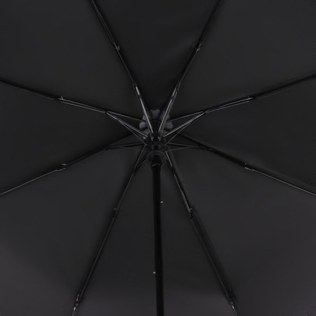 The umbrella semi -automatic "thunderstorm", eponge, 3 addition, 8 knitting needles, r = 47 cm, black color is black-7