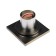 Gag Aflorn AF10810C-10, d = 50mm, vertical, 100x100mm, brass, with a pattern, antique bronze