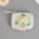 Casket Metal with zipper "Fruit meow" MIX 9x6.5x3.3 cm