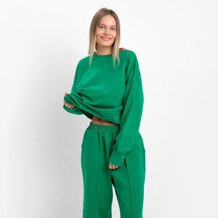 CASE CASE COMPLEMENT (sweatshirt and trousers), green, size 46-48-4