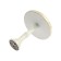 One -rod hook for curtains Cappio KC211, white color, 2 pcs