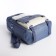 School set. A backpack with a zipper, core, bag, pencil case, bag for coins, blue color