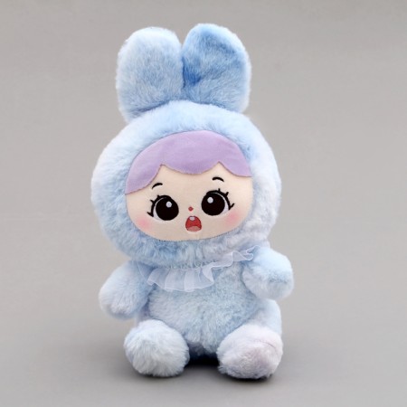 Soft toy "Doll" in a costume bunny, 20 cm, color mix-4