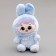 Soft toy "Doll" in a costume bunny, 20 cm, color mix