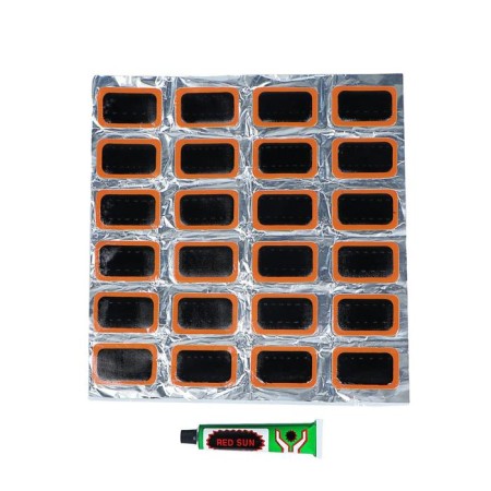 Tire repair set: 24 pcs. + glue