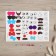 Stickers for decorating eggs "Colored emoticons"