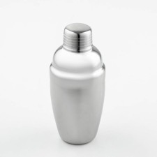 Stainless steel shaker, 350 ml, 18 × 7.5 cm, silver color