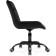 Computer chair Ordi Metal/velor, black 56x65x85 cm