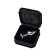 Anal plug Metal by Toyfa, silver, with a crystal, 7.5 cm, d = 3 cm