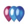 Latex ball 9 ", metallic, set 100 pcs., Mix color