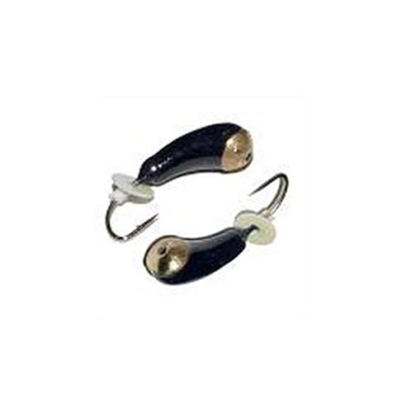 Mormyshka tungsten "Uralka" with a hole in a crown, beads, weight 0.64 g, 040/g