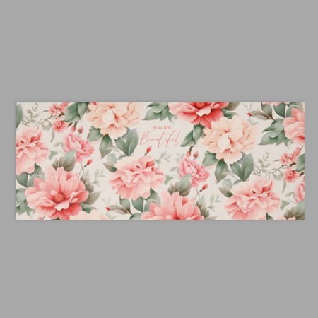 Box for sweets, confectionery packaging, 5 cells, "flowers", 5 x 21 x 3.3 cm-5