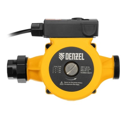 Circulation pump Denzel CP25-8, 270 W, pressure 8 m, 130 l/min, cable 1 m-2