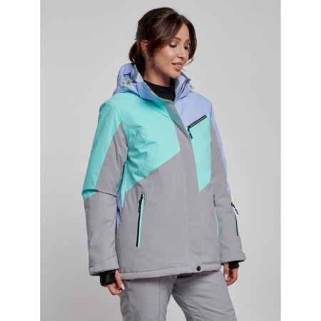 Ski jacket female, size 46, purple color-2