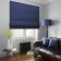 Roman curtain "Tina", size 100x175 cm, blue color