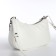 Bag Women's Cross-Bodi, with a zipper, white color