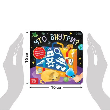 A book with a flashlight “What is inside?”, 24 p.-1