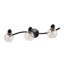Wallness Nastya Gerhort G81047/3bk Tea, 3x40W, E14, 14x18x53 cm, black color