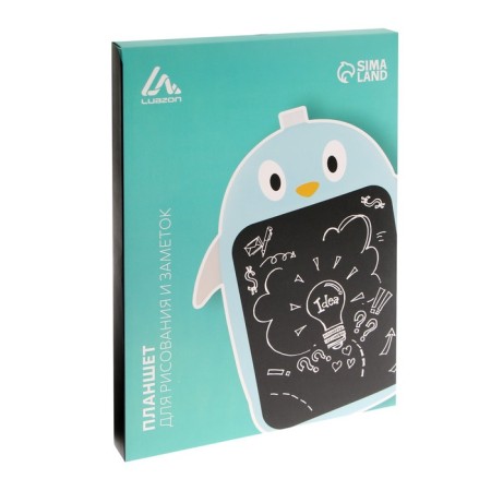 A tablet for drawing and notes Luazon "Penguin", 9 ", blocking function, blue-7
