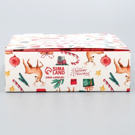 Folding box "Happy New Year!", 21x 15 x 5 cm, New Year-4