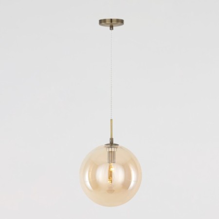 Suspended lamp Citilux "Tommy" CL102633, 25x25x38 cm, 1x40W, E14, brown color-2