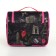 Cosmetic bag with lightning, black color
