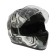 The helmet integral with two visors, size XXL (61), BLD-M67E model, black and gray
