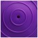 Half -sphere massage onlytop, 16x16x9 cm, purple color