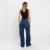 Women's jeans, dark blue color, size 36 (42)