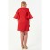 Women's dress, size 62, red color