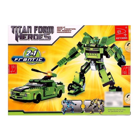 Designer "Transformer Autobot", 2 in 1, 344 details-2