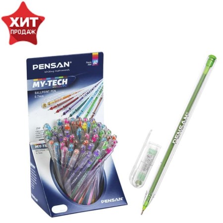 Ballpress Pensan My-Tech Colored Masteum, Knot-Igla 0.7 mm, 8 colors, mix + display