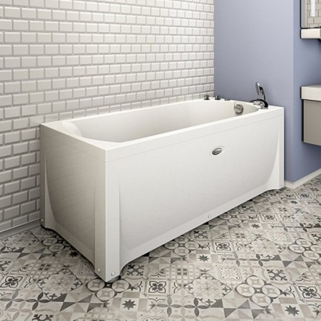 Bath screen Vannesa 2-31-0-1-0-240 "Nicole", mount, left-1