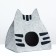 Animal-striped animals house, felt, 46 x 46 x 43 cm