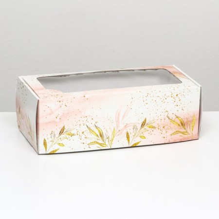 Self -charged box, with a window, "serenity" 16 x 35 x 12 cm