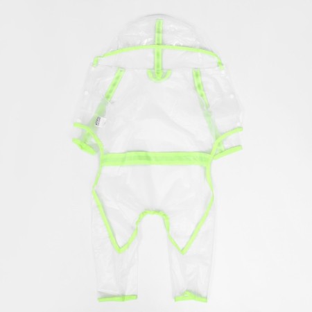 Commentary raincoat for dogs, 2xl rr (DS 42, OG 57 cm, weight 16-20 kg), transparent yellow-3