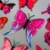 Magnet Plastic "Butterfly Pink" set 12 pcs