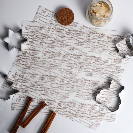 Fatty -resistant "manuscript", in sheets, 25 x 22 cm-1