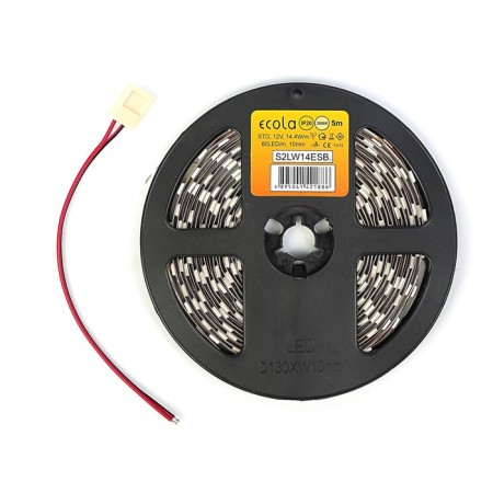 Ecola StD 5 m, IP20, SMD5050, 60 LED/m, 14.4 W/m, 12 V, 2800K-4