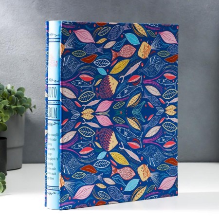 Photo album in 400 photos 9x13 "Multi -colored leaves and fish"-1