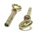 Anchor bolt of scrap, with a ring, galvanized, 12x100 mm, 25 pcs