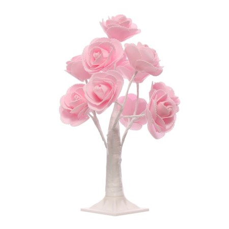 Spinker "Pink Roses" LED Pink 17x17x34 cm-4