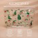 Cosmetic bag from transparent PVC 21 x2 x14 cm "avocado"