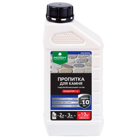 Proeching for stone Prosept Aquaisol, hydrophobizing composition, concentrate, 1 liter